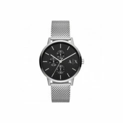 Armani Exchange Stainless Steel Fashion Analogue Quartz Watch - Ax2714 For Male