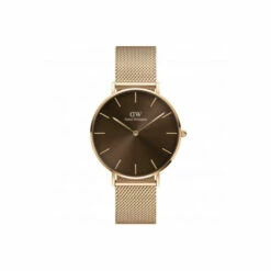 Daniel Wellington Petite Amber Stainless Steel Classic Analogue Watch - Dw00100478 For Female