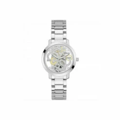 Guess Quattro Clear Stainless Steel Fashion Analogue Watch - Gw0300L1 For Female -Outlet WatchShop Store unnamed file 1390