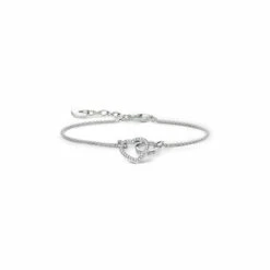 THOMAS SABO Jewellery Together Heart Sterling Silver Bracelet - A1648-051-14-L19V For Female -Outlet WatchShop Store unnamed file 1393