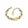 Guess Jewellery Chain Reaction Gold Plated Bracelet - Ubb29032-L For Female -Outlet WatchShop Store unnamed file 1443