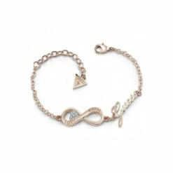 Guess Jewellery Endless Love Rose Gold Plated Bracelet - Ubb85066-L For Female