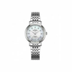 Rotary Windsor Stainless Steel Classic Analogue Quartz Watch - Lb05420/41/d For Female