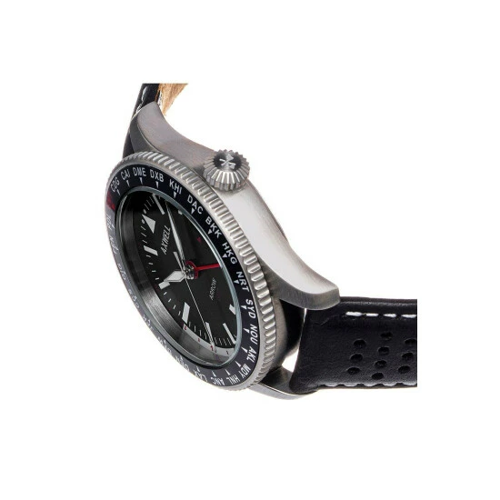 Axwell Arrow Leather-Band Watch With Date For Male 5 Axwell Arrow Leather-Band Watch With Date For Male - Image 3