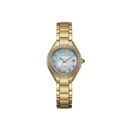 Citizen Silhouette Crystal Stainless Steel Classic Watch - Ew2552-50D For Female 3 Citizen Silhouette Crystal Stainless Steel Classic Watch - Ew2552-50D For Female
