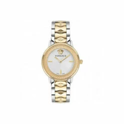 Versace V-Tribute Stainless Steel Luxury Analogue Quartz Watch - Ve2P00422 For Female