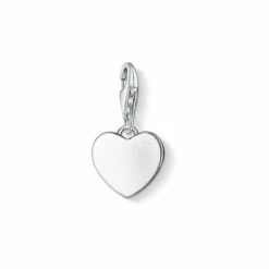 THOMAS SABO Jewellery Charm Club Heart Sterling Silver Charm - 0766-001-12 For Female