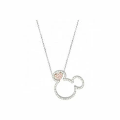 Disney Jewellery Mickey & Minnie Sterling Silver Fashion Necklace - N902052Tzml-18.ph For Female -Outlet WatchShop Store unnamed file 2241