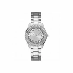 Guess Sparkler Stainless Steel Fashion Analogue Quartz Watch - Gw0111L1 For Female