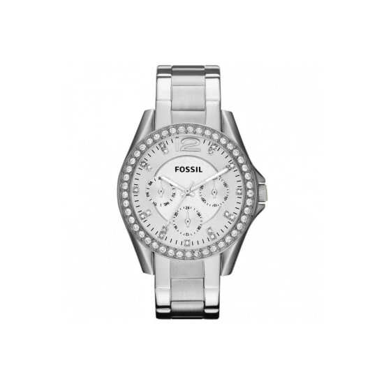Fossil Riley Stainless Steel Fashion Analogue Quartz Watch - Es3202 For Female 3 Fossil Riley Stainless Steel Fashion Analogue Quartz Watch - Es3202 For Female