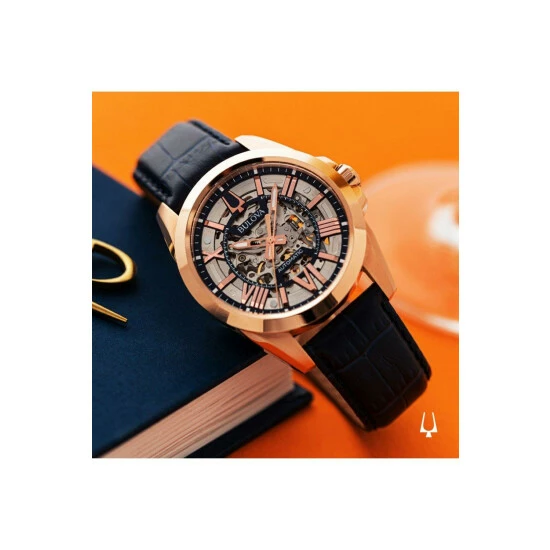 Bulova Sutton Automatic Stainless Steel Classic Analogue Watch - 97A161 For Male 6 Bulova Sutton Automatic Stainless Steel Classic Analogue Watch - 97A161 For Male - Image 4