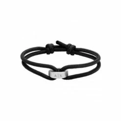 Armani Exchange Jewellery Logo Nylon Bracelet - Axg0090040 For Male -Outlet WatchShop Store unnamed file 2536