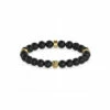 Guess Jewellery Lion King Black Beads Stainless Steel Bracelet - Umb01303Yg For Male -Outlet WatchShop Store unnamed file 2619