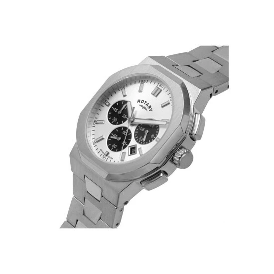 Rotary Regent Stainless Steel Classic Analogue Quartz Watch - Gb05450/59 For Male 7 Rotary Regent Stainless Steel Classic Analogue Quartz Watch - Gb05450/59 For Male - Image 5