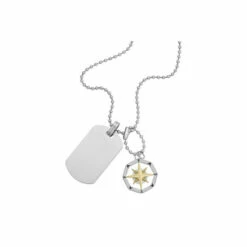 Fossil Jewellery Vintage Casual Stainless Steel Necklace - Jf04208998 For Male -Outlet WatchShop Store unnamed file 2697