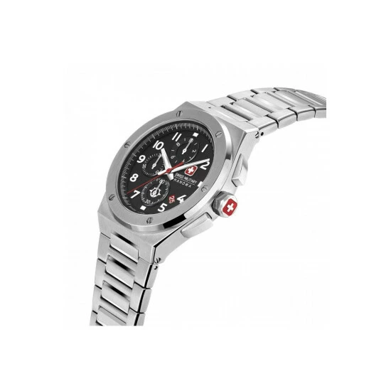 Swiss Military Hanowa Sonoran Chrono Stainless Steel Sports Analogue Watch - Smwgi2102001 For Male 4 Swiss Military Hanowa Sonoran Chrono Stainless Steel Sports Analogue Watch - Smwgi2102001 For Male - Image 2