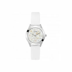 Guess Pearl Stainless Steel Fashion Analogue Quartz Watch - Gw0381L1 For Female