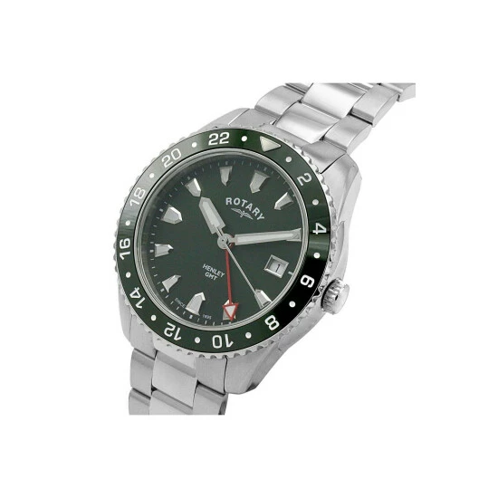 Rotary Henley Stainless Steel Classic Analogue Quartz Watch - Gb05108/24 For Male 6 Rotary Henley Stainless Steel Classic Analogue Quartz Watch - Gb05108/24 For Male - Image 4