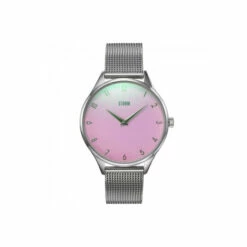 Storm Reli Silver Pink Stainless Steel Fashion Watch - 47498/s/pk For Female