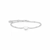 THOMAS SABO Jewellery Silver Heart Sterling Silver Bracelet - A1991-001-21-L19V For Female -Outlet WatchShop Store unnamed file 317