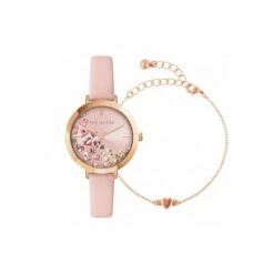 Ted Baker Ammy Hearts Stainless Steel Fashion Analogue Watch - Bkg0281009I For Female