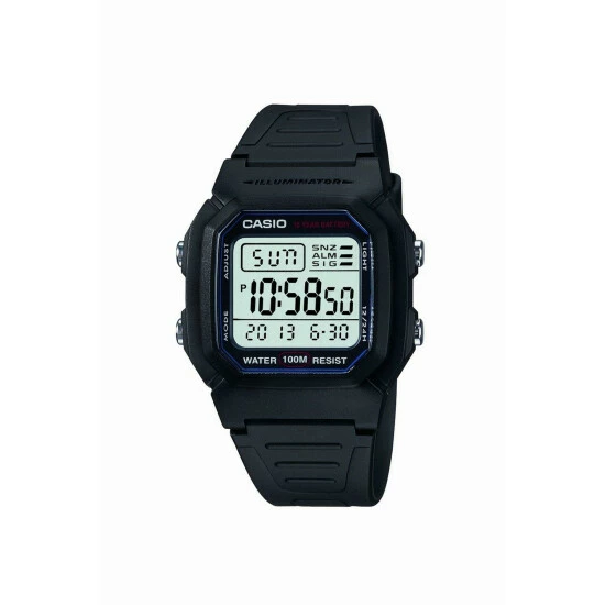 Casio Sports Gear Plastic/resin Classic Digital Quartz Watch - W-800H-1Aves For Male 3 Casio Sports Gear Plastic/resin Classic Digital Quartz Watch - W-800H-1Aves For Male
