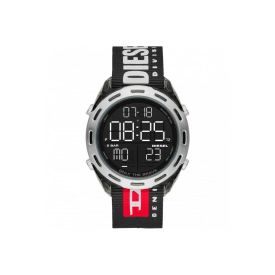 Diesel Crusher Nylon Fashion Digital Quartz Watch - Dz1914 For Male 3 Diesel Crusher Nylon Fashion Digital Quartz Watch - Dz1914 For Male