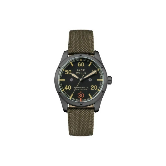 Jack Wills Overland Fashion Analogue Quartz Watch - Jw012Grgn For Male 6 Jack Wills Overland Fashion Analogue Quartz Watch - Jw012Grgn For Male - Image 4