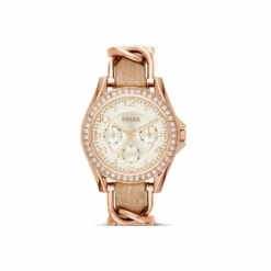 Fossil Riley Stainless Steel Fashion Analogue Quartz Watch - Es3466 For Female