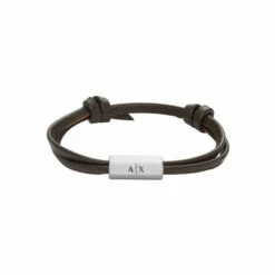 Armani Exchange Jewellery Leather Bracelet - Axg0096040 For Male