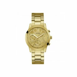 Guess Solar Stainless Steel Fashion Analogue Quartz Watch - W1070L2 For Female
