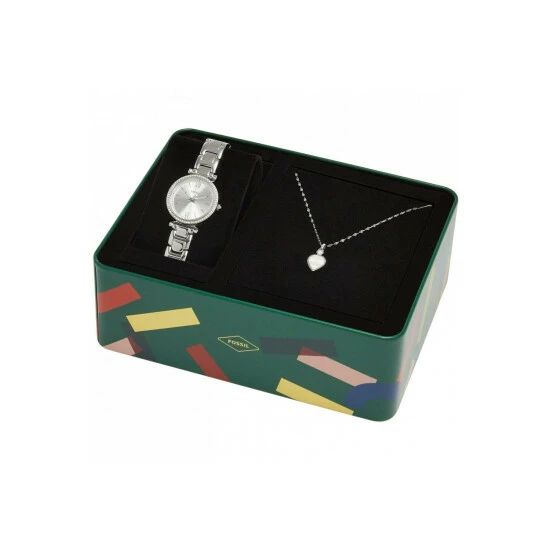 Fossil Carlie Necklace Gift Set Stainless Steel Fashion Watch - Es5250Set For Female 6 Fossil Carlie Necklace Gift Set Stainless Steel Fashion Watch - Es5250Set For Female - Image 4