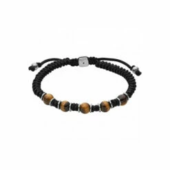 Fossil Jewellery Vintage Casual Nylon Bracelet - Jf04199040 For Male