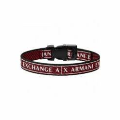Armani Exchange Jewellery Logo Fabric Bracelet - Axg0083040 For Male