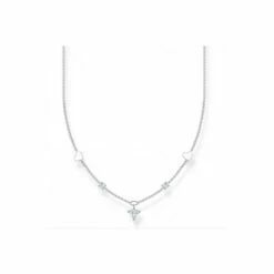 THOMAS SABO Jewellery Silver Delicate Hearts Sterling Silver Necklace - Ke2154-051-14-L42V For Female