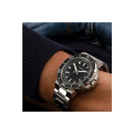 Guess Track Stainless Steel Fashion Analogue Quartz Watch - Gw0426G1 For Male 8 Guess Track Stainless Steel Fashion Analogue Quartz Watch - Gw0426G1 For Male - Image 6