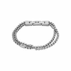 Fossil Jewellery Adventurer Stainless Steel Bracelet - Jf04339040 For Male