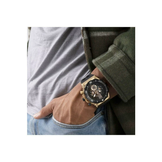 Guess Exposure Stainless Steel Fashion Analogue Quartz Watch - Gw0325G1 For Male 5 Guess Exposure Stainless Steel Fashion Analogue Quartz Watch - Gw0325G1 For Male - Image 3