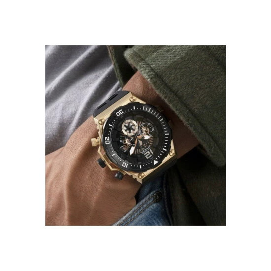 Guess Exposure Stainless Steel Fashion Analogue Quartz Watch - Gw0325G1 For Male 6 Guess Exposure Stainless Steel Fashion Analogue Quartz Watch - Gw0325G1 For Male - Image 4