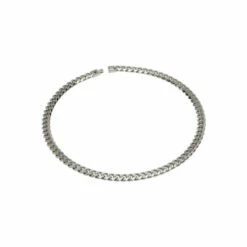 Unique & Co. Curb Stainless Steel Necklace - Lak-126/50Cm For Male