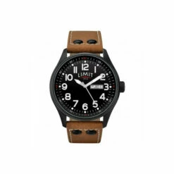 Limit Pilot Black Ion-Plated Steel Classic Analogue Quartz Watch - 5492.01 For Male -Outlet WatchShop Store unnamed file 5135