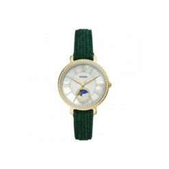 Fossil Jacqueline Sun Moon Gold Plated Stainless Steel Watch - Es5244 For Female