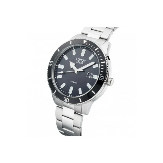 Lorus Solar Stainless Steel Classic Analogue Solar Watch - Rx311Ax9 For Male 4 Lorus Solar Stainless Steel Classic Analogue Solar Watch - Rx311Ax9 For Male - Image 2
