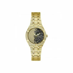 Guess Afterglow Stainless Steel Fashion Analogue Quartz Watch - Gw0312L2 For Female