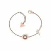 Guess Jewellery Solitaire Rose Gold Stainless Steel Bracelet - Ubb01462Rgl For Female -Outlet WatchShop Store unnamed file 5443