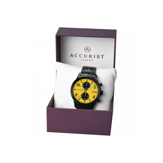 Accurist Stainless Steel Classic Analogue Quartz Watch - 7381 For Male 4 Accurist Stainless Steel Classic Analogue Quartz Watch - 7381 For Male - Image 2