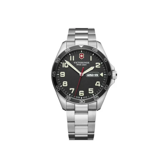 Victorinox Swiss Army Fieldforce Stainless Steel Luxury Analogue Quartz Watch - 241849 For Male 3 Victorinox Swiss Army Fieldforce Stainless Steel Luxury Analogue Quartz Watch - 241849 For Male