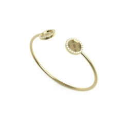 Guess Jewellery Round Harmony Stainless Steel Bracelet - Ubb01165Ygl For Female -Outlet WatchShop Store unnamed file 5806