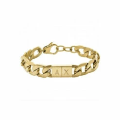Armani Exchange Jewellery Classic Stainless Steel Bracelet - Axg0078710 For Male