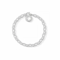THOMAS SABO Jewellery Charm Club Charm Sterling Silver Bracelet - X0031-001-12-L For Female